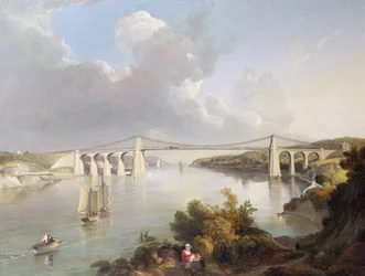 El Puente Menai, Gales del Norte